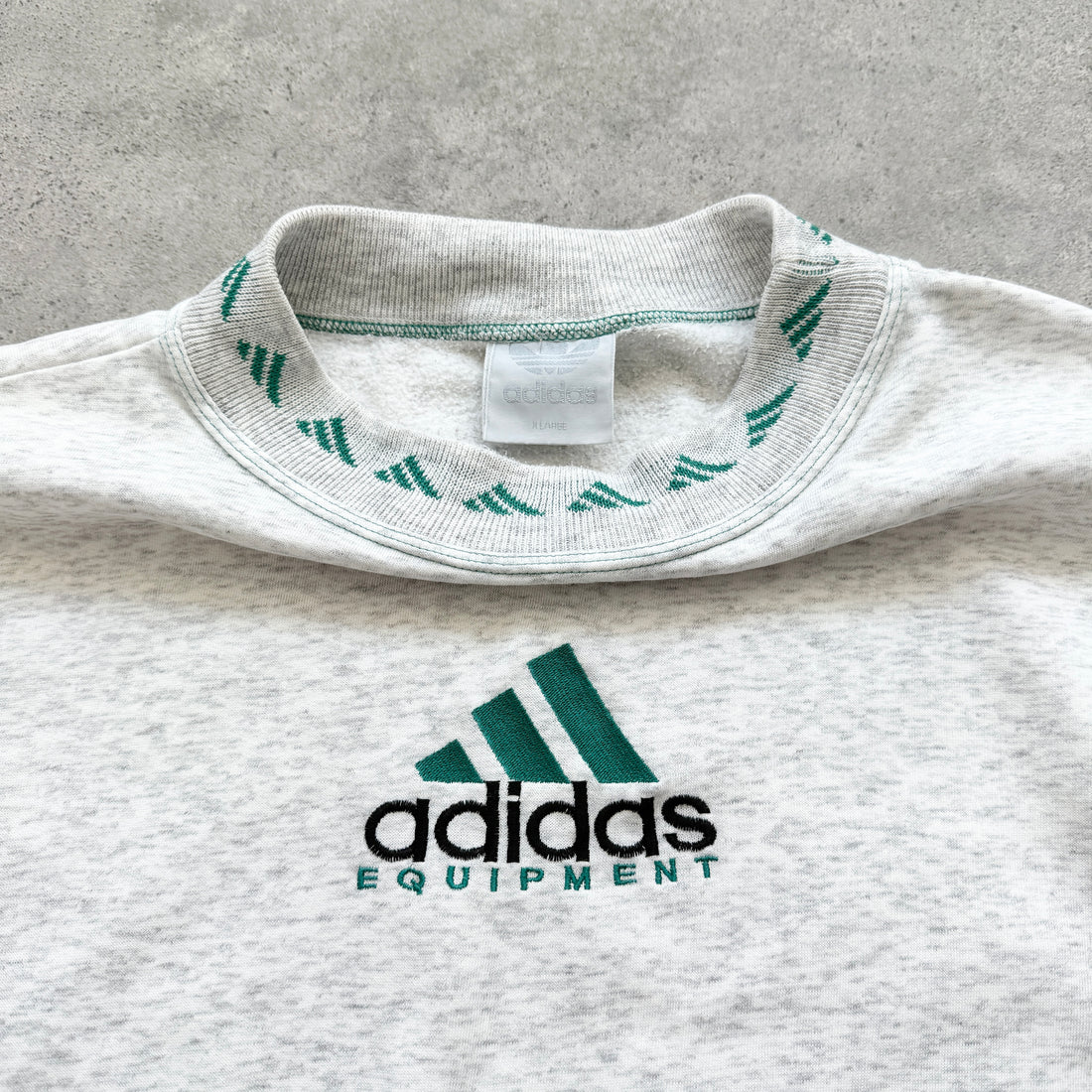 Adidas Equipment 1990s heavyweight embroidered sweatshirt (XL)