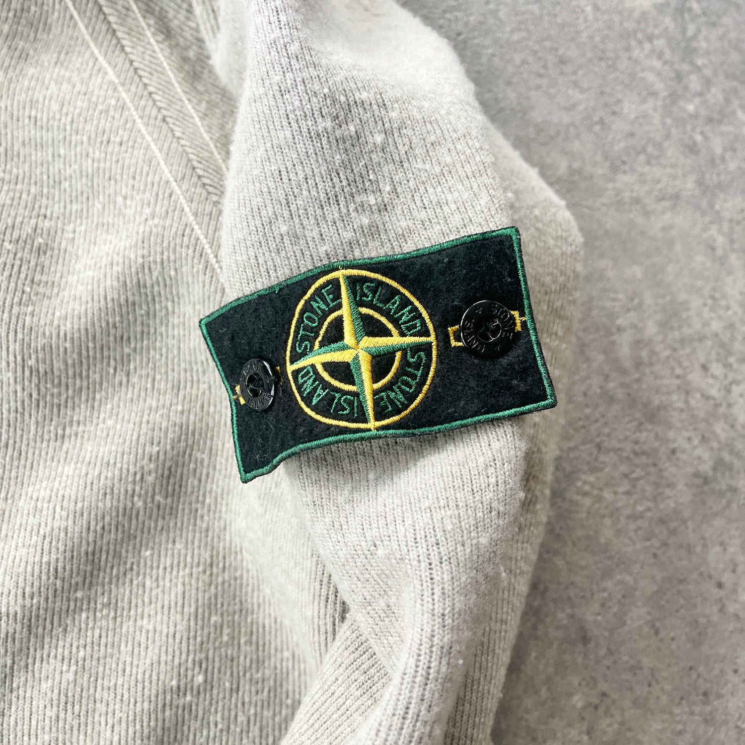 Stone Island RARE A/W 1998 heavyweight mock neck knitted jumper (L)