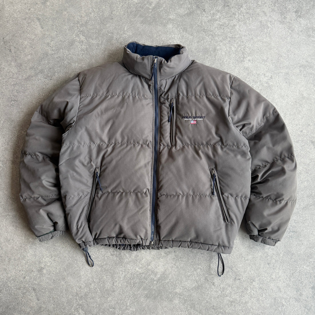 Polo Sport Ralph Lauren RARE 1990s fleece lined puffer jacket (XL)