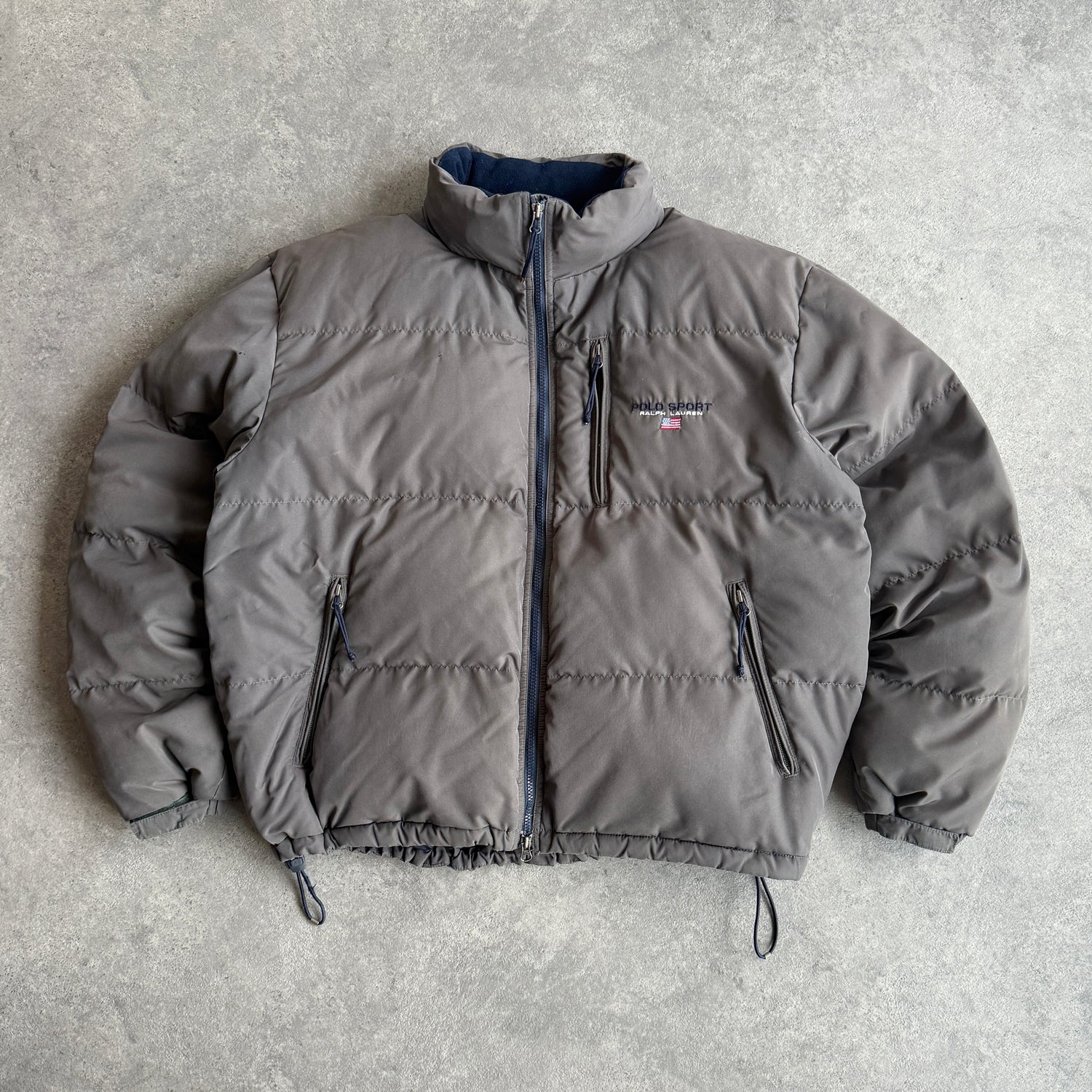 Polo Sport Ralph Lauren RARE 1990s fleece lined puffer jacket (XL)