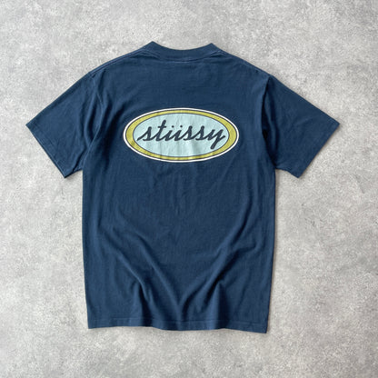 Stussy RARE 1990s single stitch heavyweight spellout t-shirt (M)