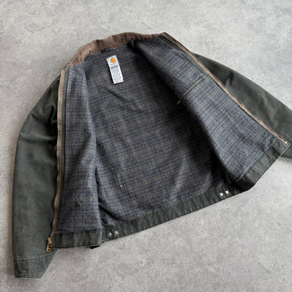 Carhartt RARE 2004 J97 MOS heavyweight blanket lined Detroit jacket (L)