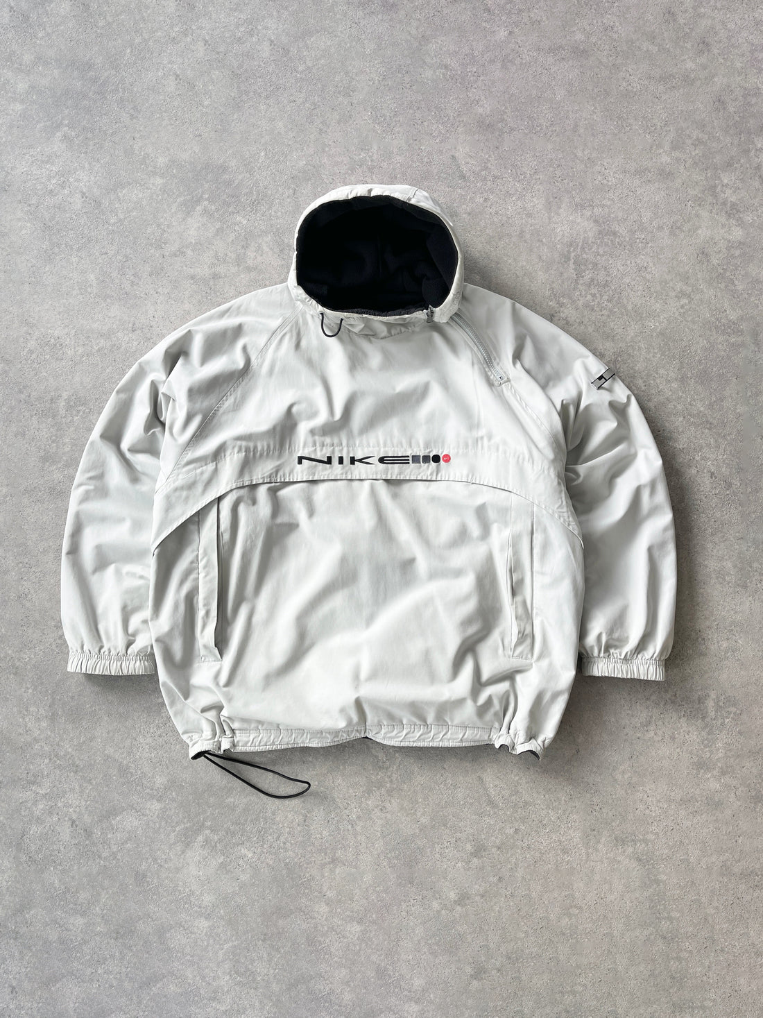 nike 2001 reversible asymmetric technical fleece pullover jacket (L)