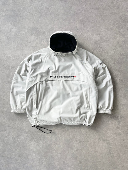 nike 2001 reversible asymmetric technical fleece pullover jacket (L)