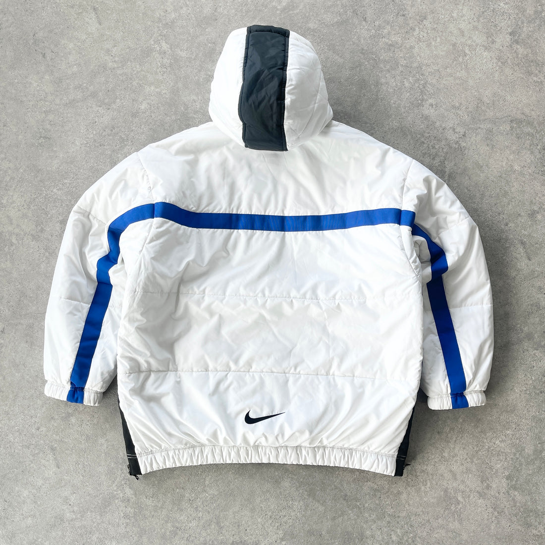 Nike 1990s 1/2 zip technical heavyweight pullover puffer jacket (L)