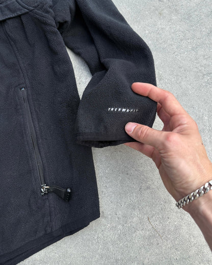 nike acg 1998 polartec fleece jacket, cuff and button tab detail