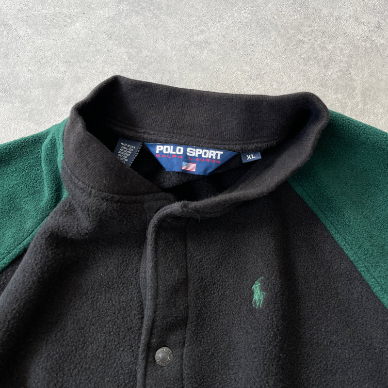 Polo Sport Ralph Lauren 1990s heavyweight fleece bomber jacket (XL)