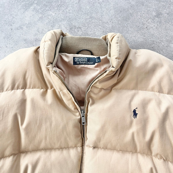 Ralph Lauren RARE 1990s heavyweight puffer bomber jacket (L)