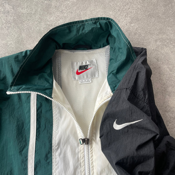 Nike 1990s lightweight colour block shell jacket (M)