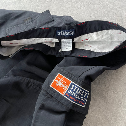 Stussy Outdoor 1990s technical cargo pants (M)