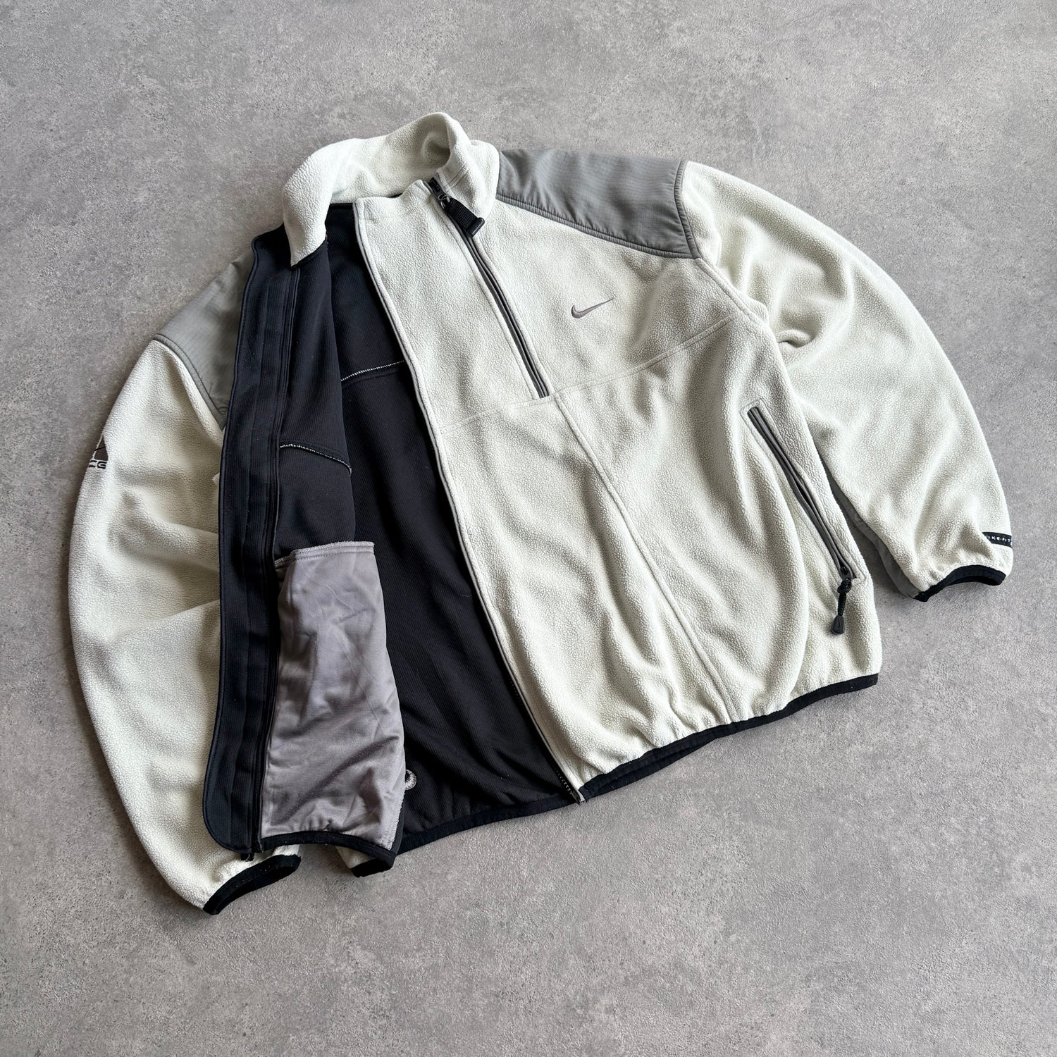 Nike ACG RARE 2008 technical dual zip Polartec fleece (XL)