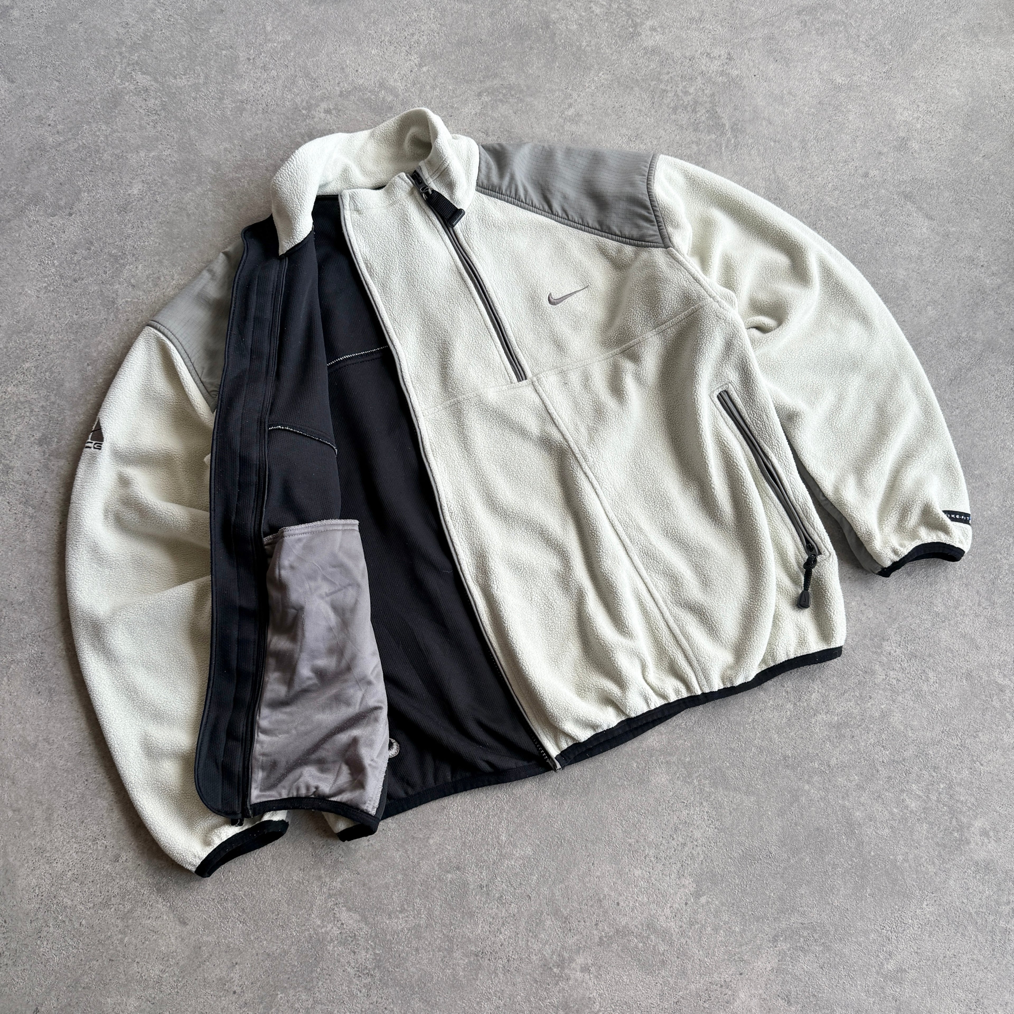 Nike ACG RARE 2008 technical dual zip Polartec fleece (XL)