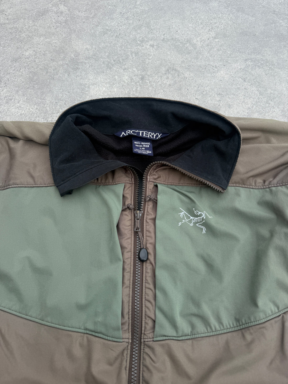 arc’teryx 2000s gamma mx polartec technical soft shell jacket (l)