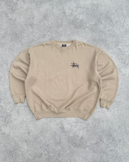 stussy 1990s heavyweight graphic sweatshirt (xl)