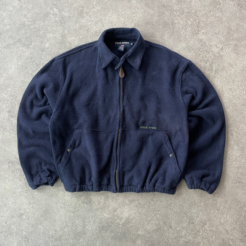 Polo Sport Ralph Lauren 1990s Polartec fleece harrington jacket (M)