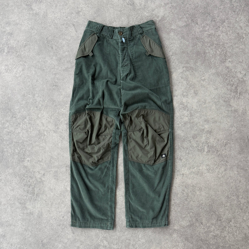 Nike ACG 2000s cord technical double knee trousers (S)