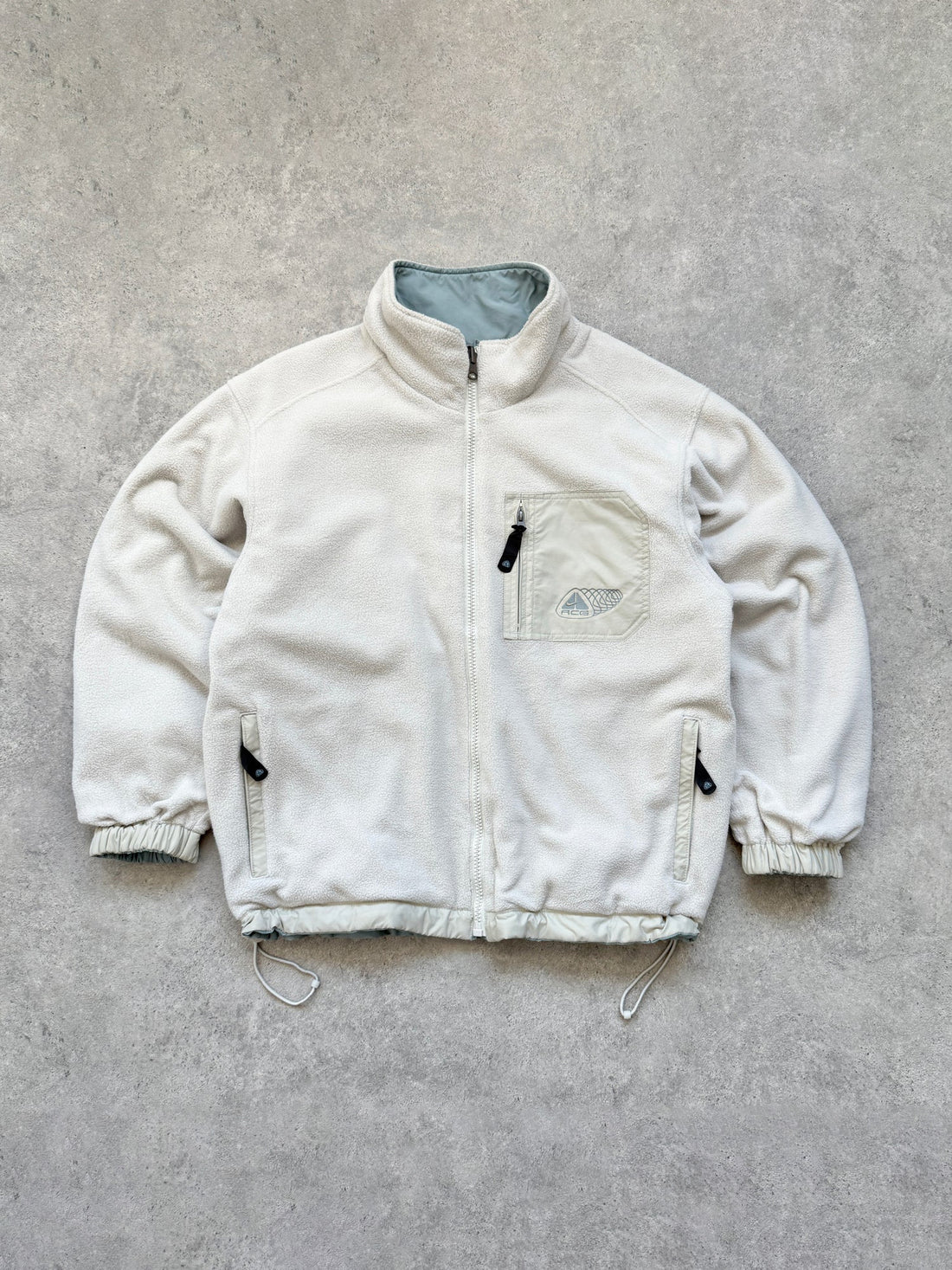 nike acg 2000s reversible storm clad fleece jacket (s)
