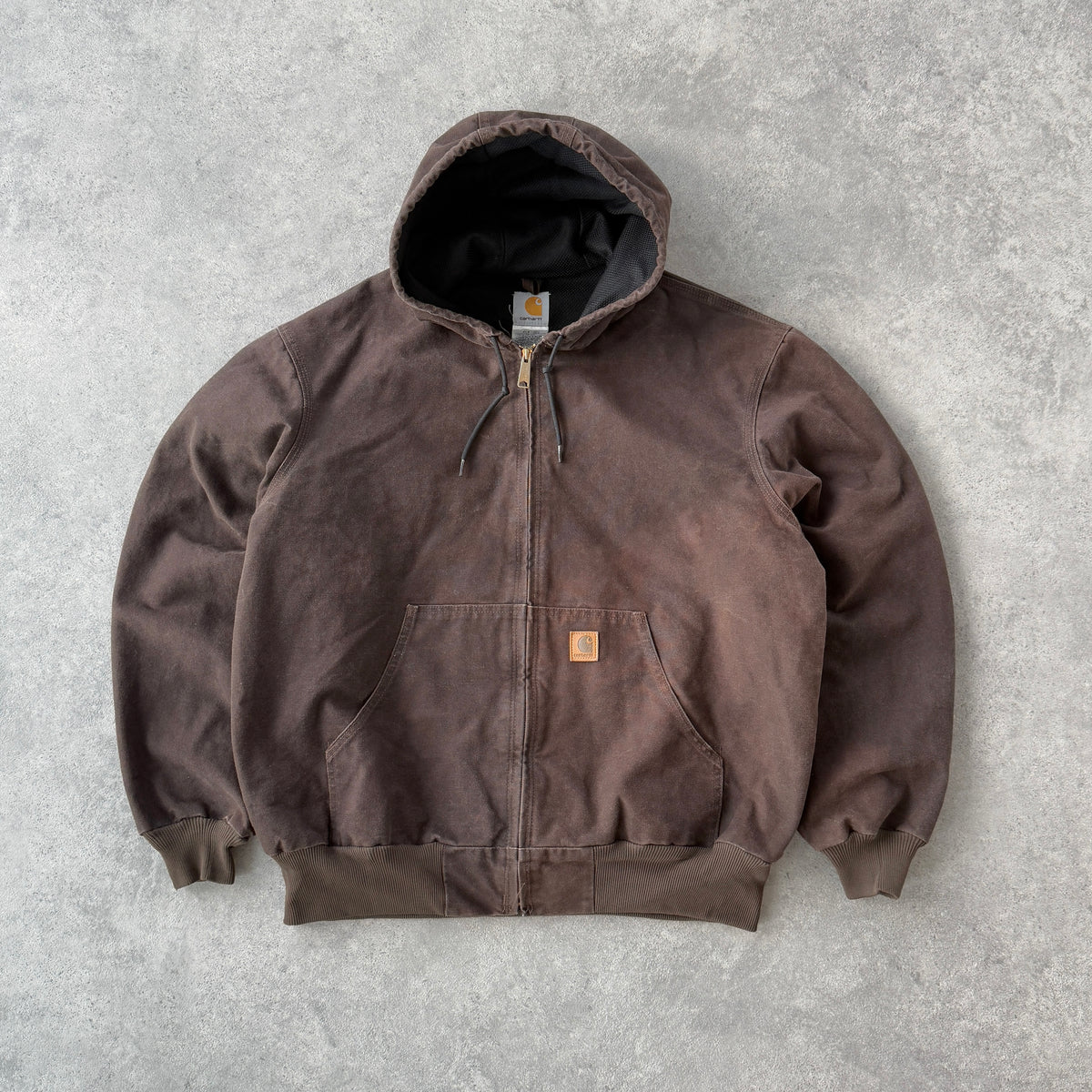 Carhartt 2009 J25 DKB Active heavyweight hooded jacket (XL 