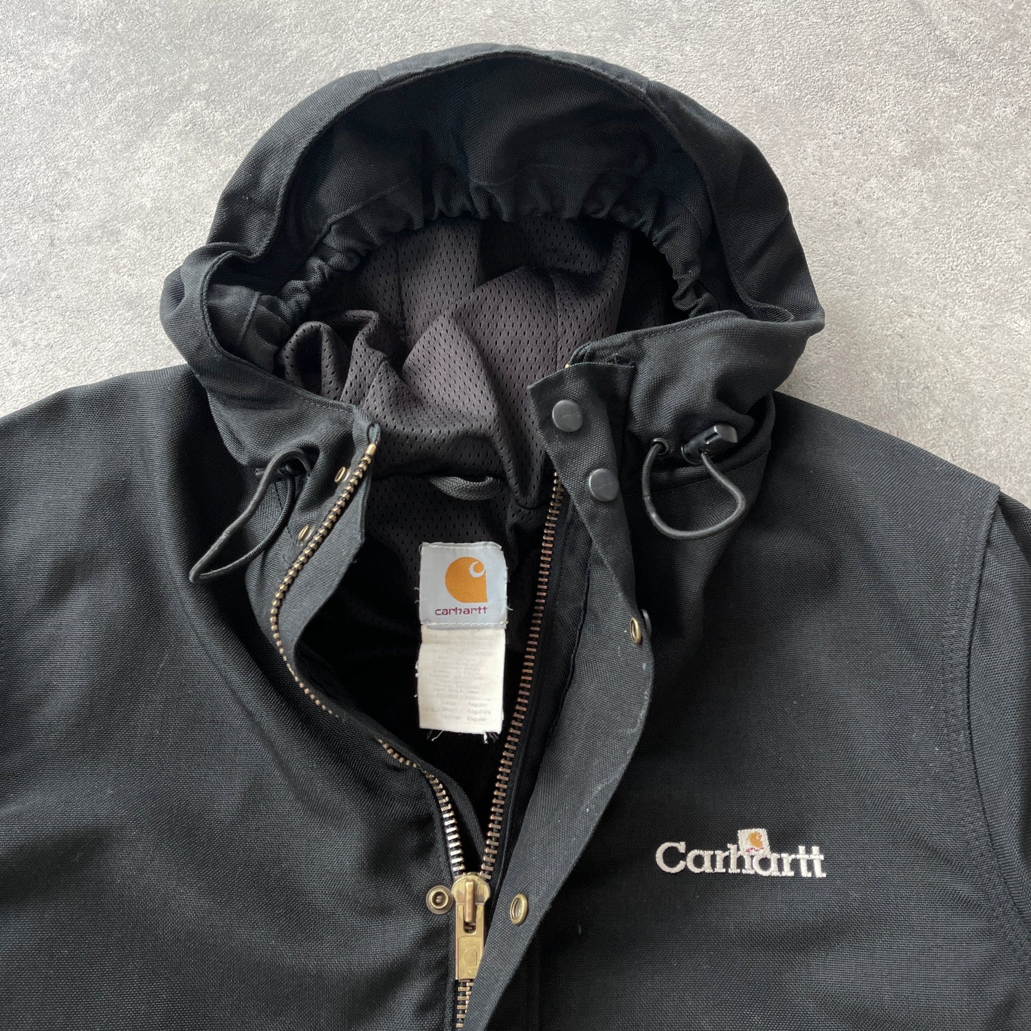 Carhartt 2002 heavyweight hooded canvas jacket (L)