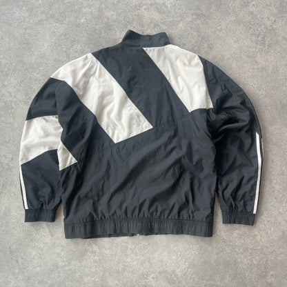 Adidas 1990s lightweight embroidered spellout shell jacket (S)