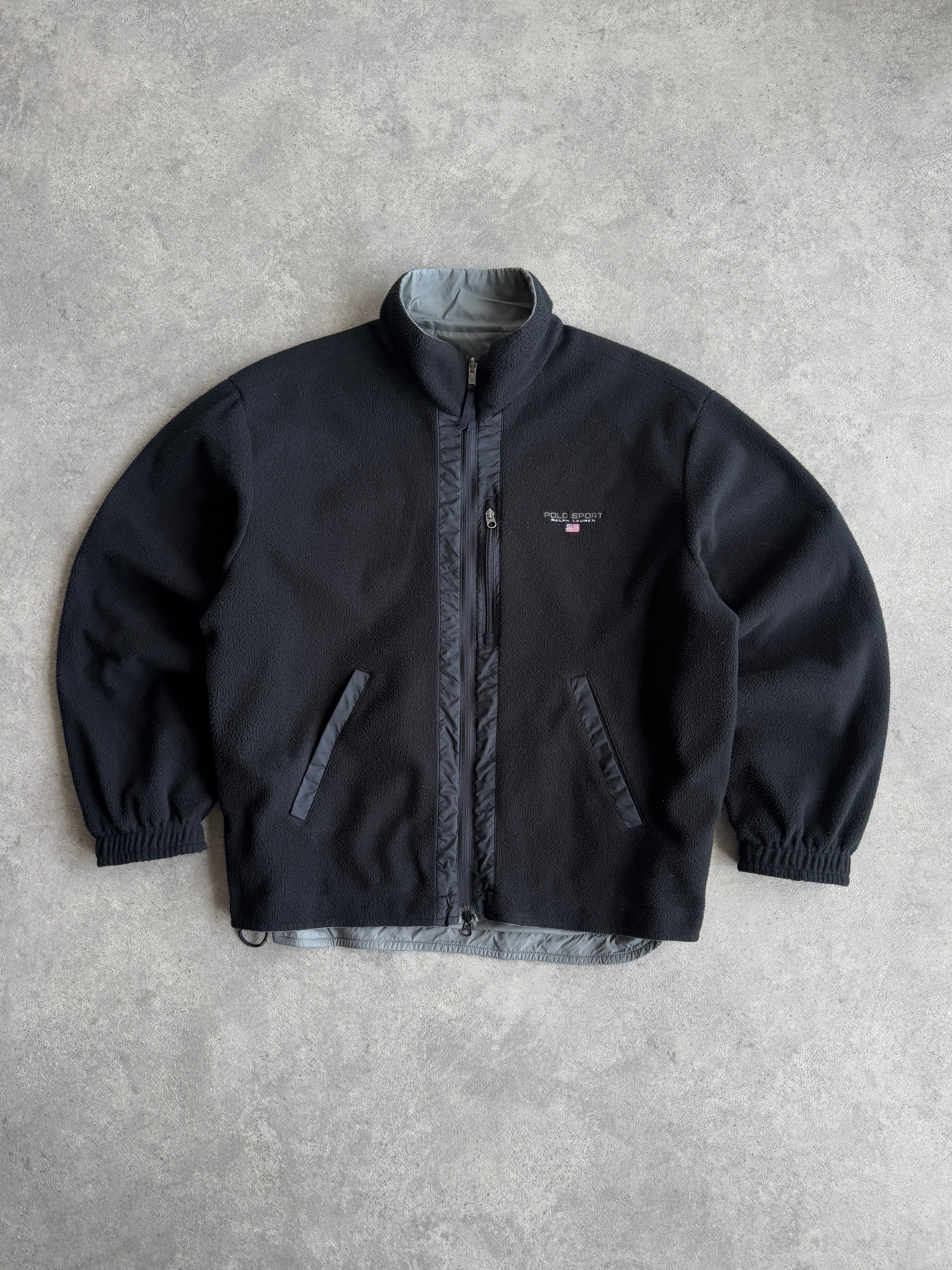 polo sport ralph lauren 1990s reversible technical fleece (xl)