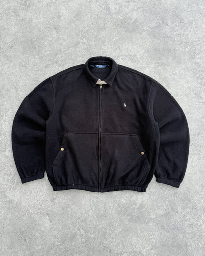 ralph lauren 1990s polartec fleece harrington jacket (l)