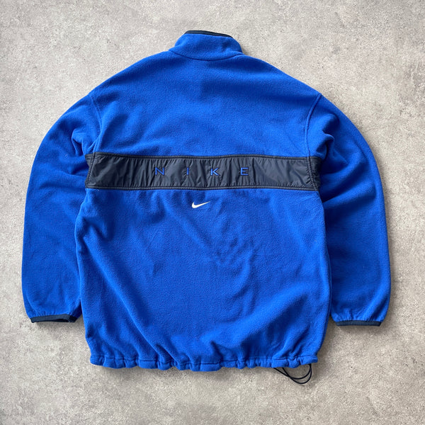 Nike RARE 1990s 1/4 zip technical heavyweight fleece (XL)