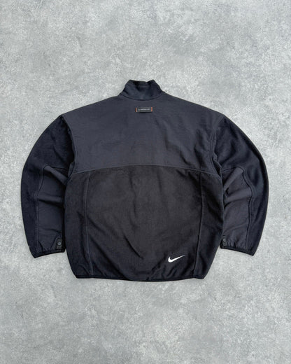 nike acg 1998 polartec fleece jacket, orange neck loop detail