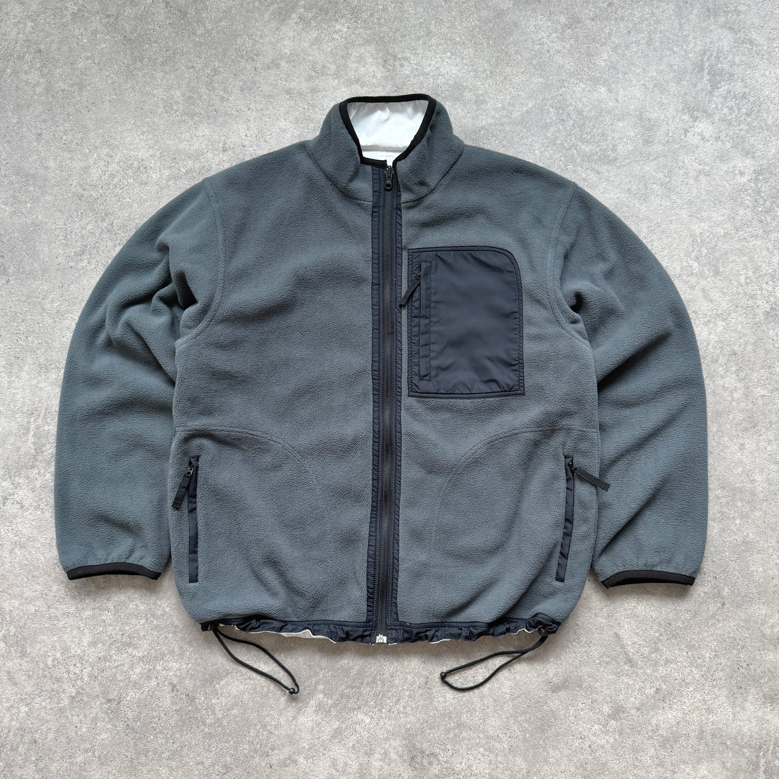 Polo Sport Ralph Lauren 1990s reversible polartec fleece jacket (L)