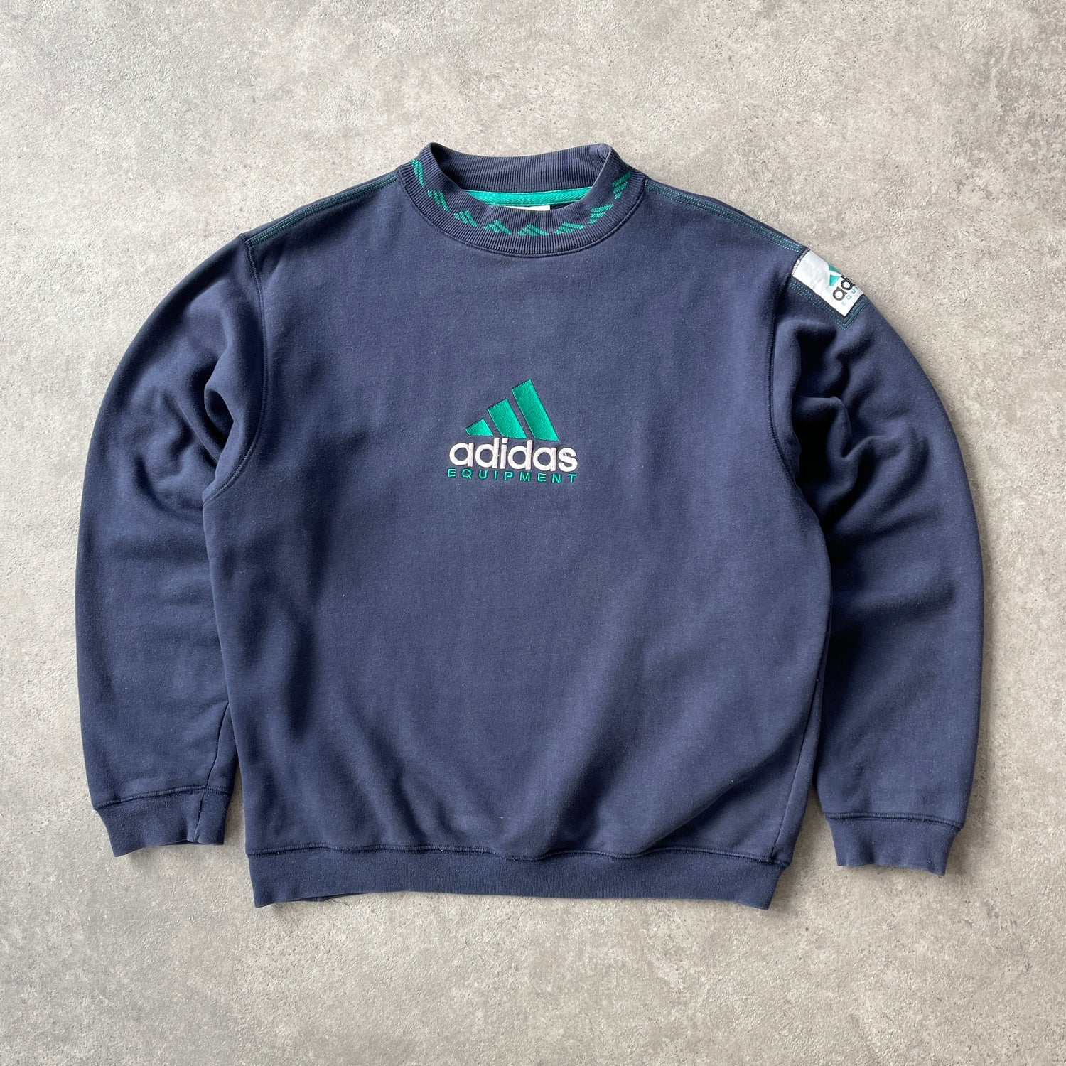 Adidas Equipment 1990s heavyweight embroidered sweatshirt (M)