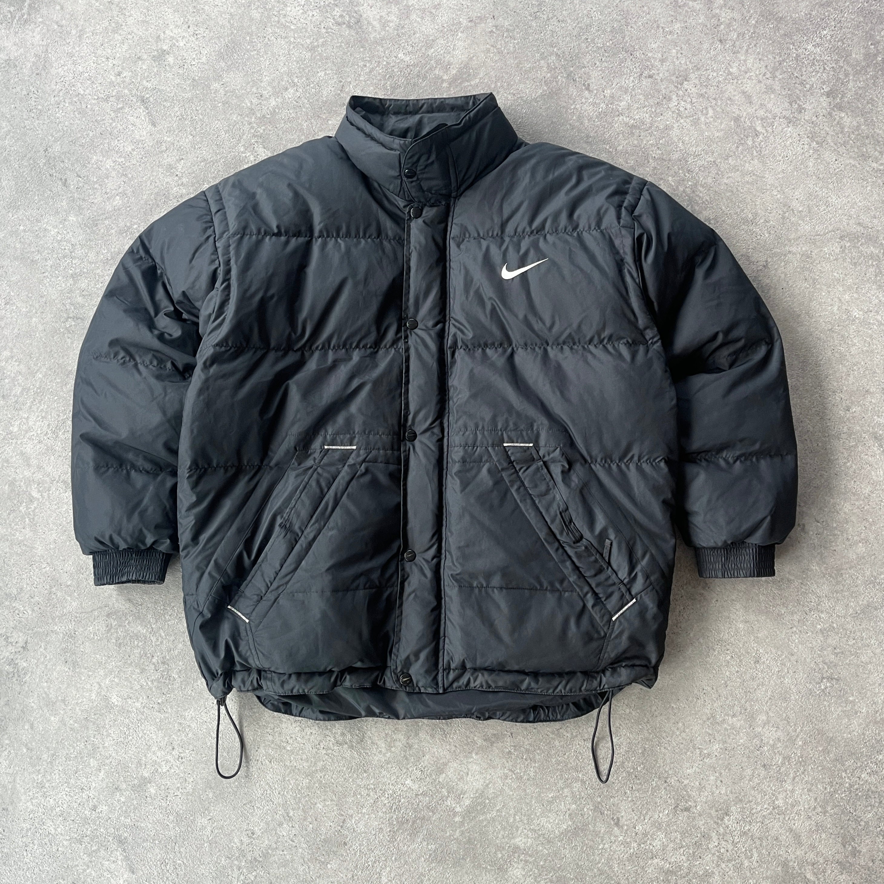 Nike 1990s heavyweight down fill technical puffer jacket (L)