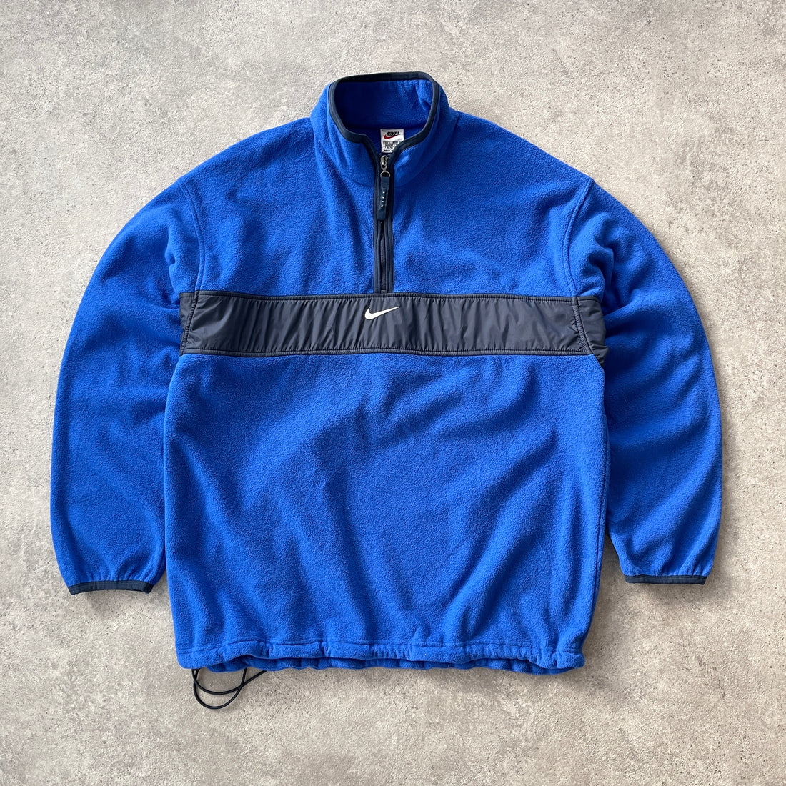 Nike 1990s 1/4 zip technical heavyweight fleece (XL)