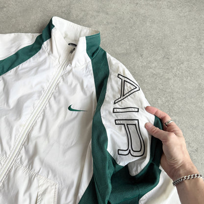Nike Air 1990s lightweight embroidered swoosh shell jacket (XL)