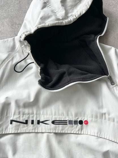 nike 2001 reversible asymmetric technical fleece pullover jacket (L)