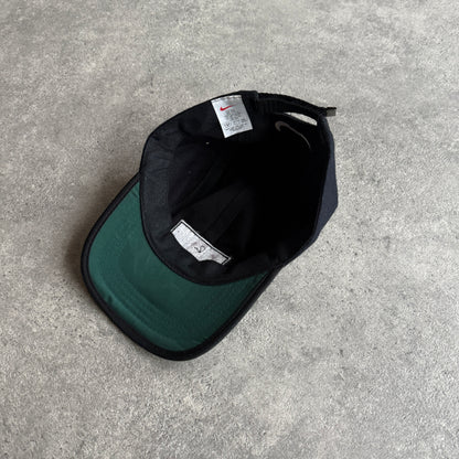 Nike Sport RARE 1990s spellout rubber logo embroidered cap