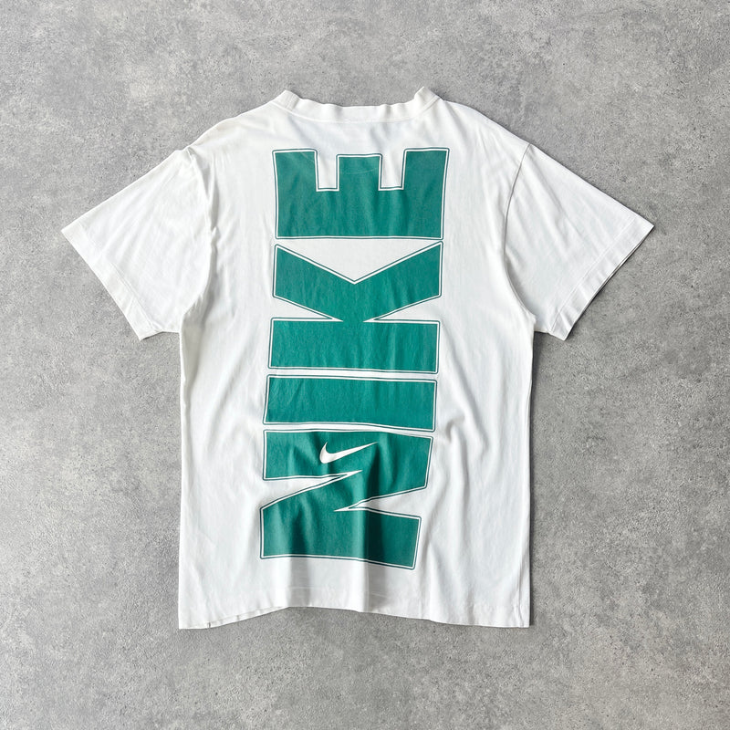 Nike RARE 1990s heavyweight spellout t-shirt (S)