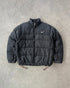 nike acg 1998 technical down fill puffer jacket in black, front view