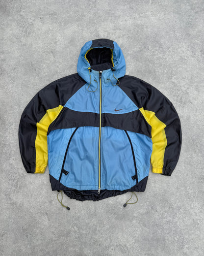 nike acg 1990s colour block packable lightweight jacket, front view