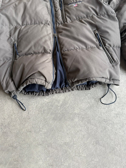 polo sport ralph lauren 1990s fleece lined puffer jacket, zip pocket detail