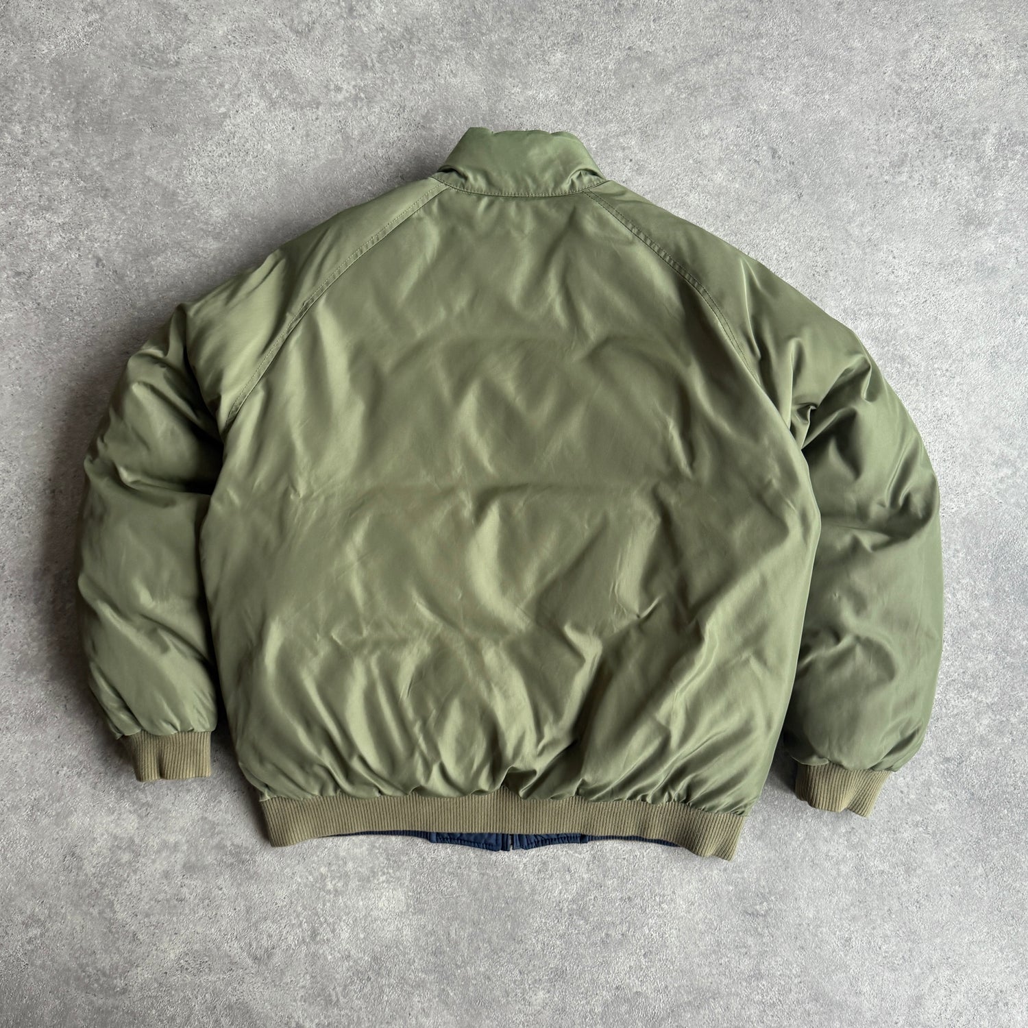 Ralph Lauren 1990s reversible down fill heavyweight puffer jacket (M)