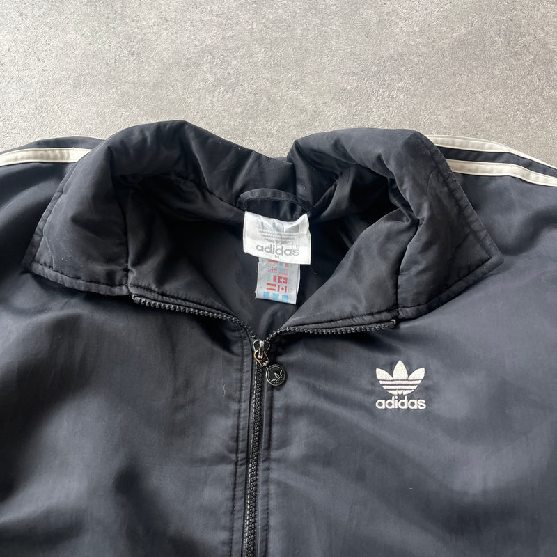 Adidas RARE 1990s padded embroidered bomber jacket (M)