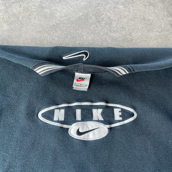 Nike RARE 1990s heavyweight embroidered sweatshirt (XL)