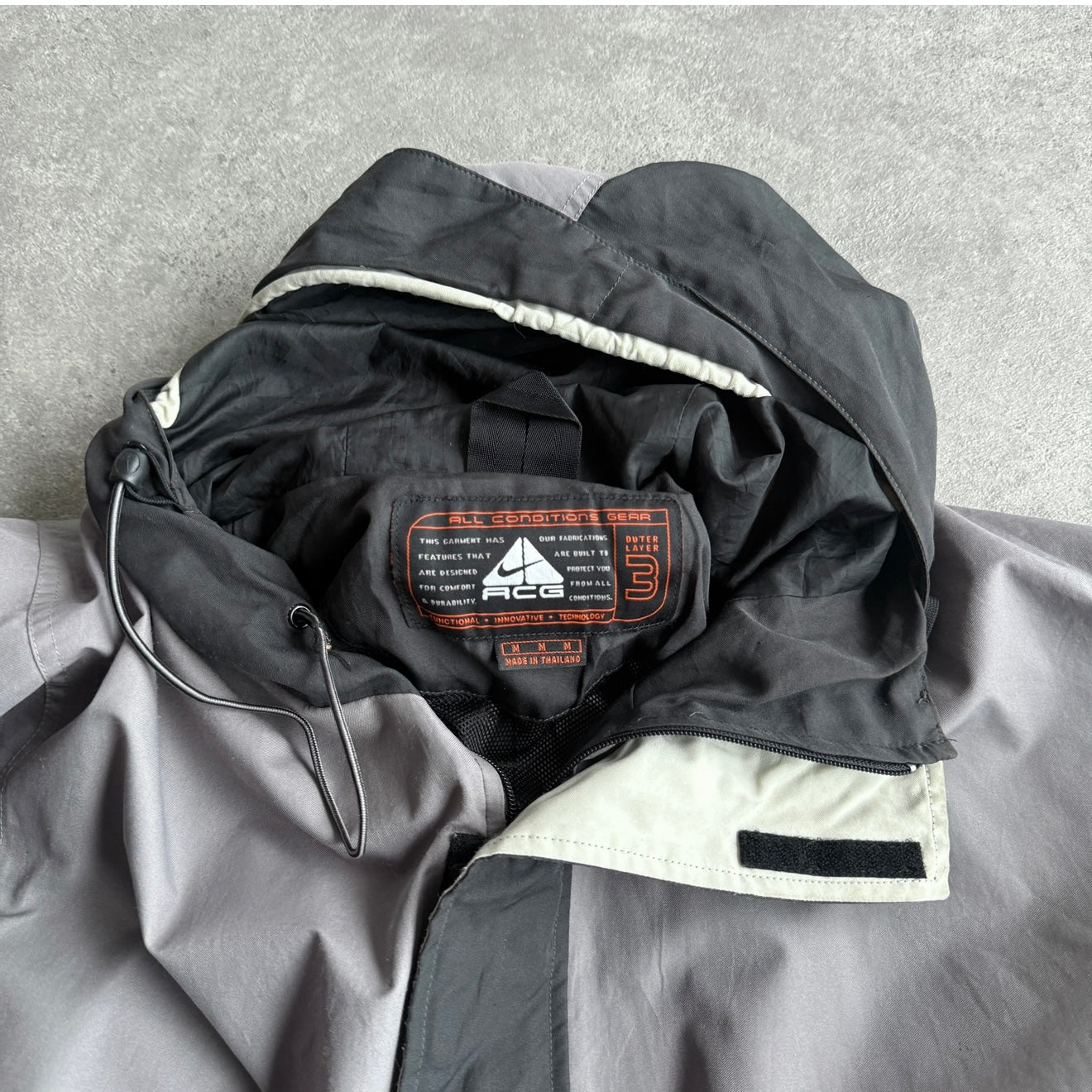 Nike ACG RARE 1990s technical lightweight shell jacket (M)