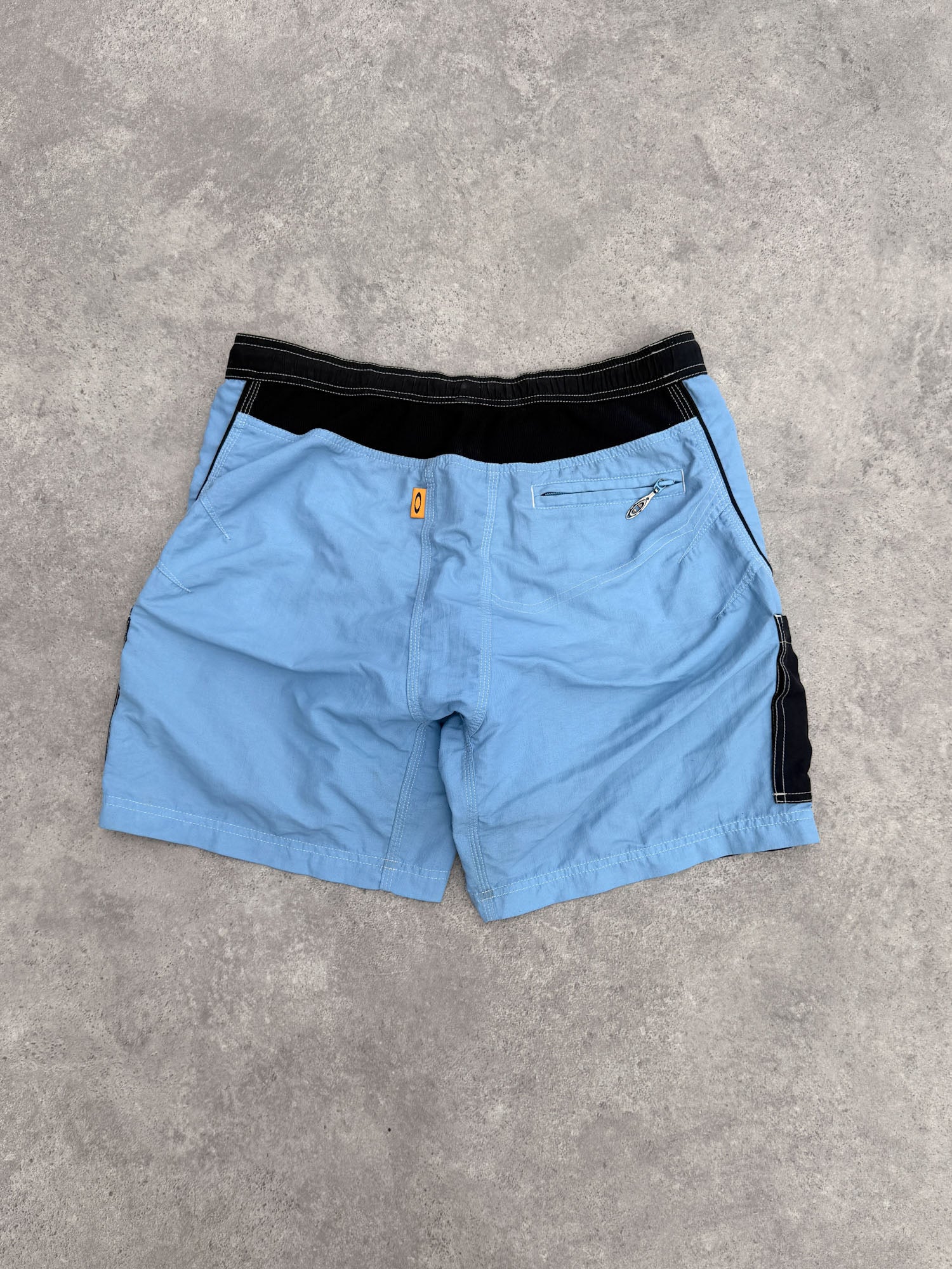 oakley software 2000s technical cargo shorts, waist trim detail