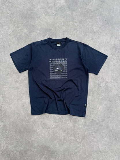 nike acg 2001 heavyweight graphic t-shirt (l)