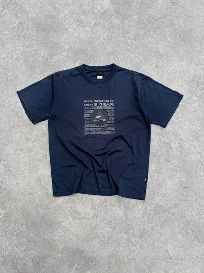 nike acg 2001 heavyweight graphic t-shirt, front view