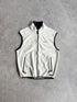 nike acg 1998 technical fleece vest jacket in cream, front view
