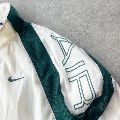 Nike Air RARE 1990s lightweight embroidered swoosh shell jacket (L)