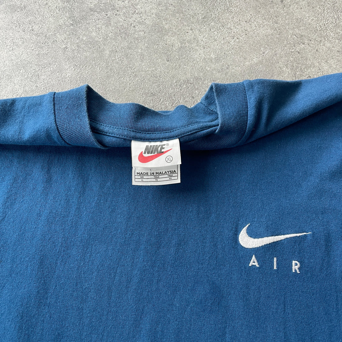 Nike Air 1990s heavyweight embroidered t-shirt (XL)