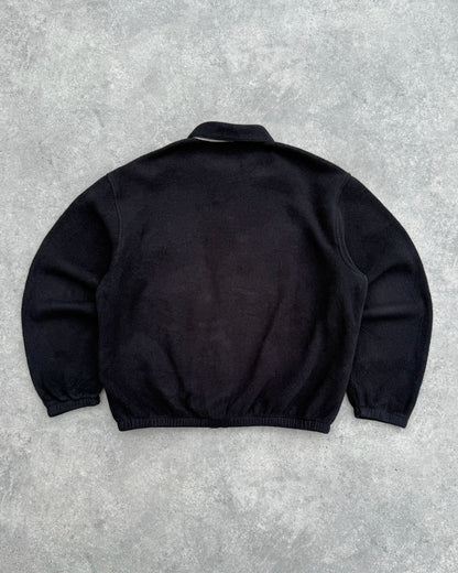ralph lauren 1990s polartec fleece harrington jacket, polo pony logo detail